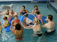 Luke Ella Swimming Lesson - June 2006